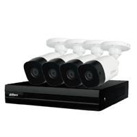 KIT DE 8 CANALES 2 MEGAPIXELES/ CON 4 CAMARAS/ WIZSENSE/ H.265/ 4 CAMARAS 1080P DE POLICARBONATO/ 4 CANALES1 IP/ 4 CANALES CON SMD PLUS/ BUSQUEDA INTELIGENTE/ 1 PUERTO SATA DE HASTA 6TB