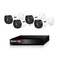 KIT AHD / PROVISION ISR / PAK4LIGHTCC2MP / 4 CAMARAS TIPO BALA 1080P / DVR DE 4 CANALES 1 CANAL IP / ENTRADA DE AUDIO / IP66 / LENTE 3.6MM / IR-15METROS