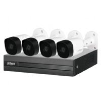 KIT DVR/DAHUA/DH-KIT/XVR1B04H-I/4-B2A51N-0280B-S2/KIT DE 4 CANALES DE 5 MEGAPIXELES/ DVR COOPER-I WIZSENSE/ CON IA/ H.265/ 4 CAMARAS B2A51 METALICAS/ 4 CANALES 1 IP O HASTA 5 CANALES IP/ 4 CANALES