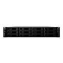 NAS SYNOLOGY RS3618XS 12 BAHIAS/NUCLEO CUADRUPLE 2,2 BASE / 2,7 TURBO GHZ/8GB DDR4 ECC UDIMM/LANGIGABITX4/USB 3.0 X 2 /HASTA 144TB Y CON UNIDADES DE EXPANSIN X2 HASTA 432TB/HOT-SWAP