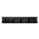 NAS SYNOLOGY RS1221+ /8 BAHIAS EXPAN HASTA 12 CON UNIDAD DE EXPANSIN/RACK 2U/NUCLEO CUADRUPLE 2.2GHZ/ AMD RYZEN V1500B /4GB DDR4 AMPLIABE A 32GB/LAN GIGABIT X4/USB 3.2 X2/ HOT-SWAP/HASTA 128 TB
