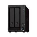 NAS SYNOLOGY DS723+ /2 BAHIAS NUCLEO DOBLE HASTA 3.1 GHZ, 2 PTO LAN GIGA, USB 3.2 X2/ 2 GB DDR4/ HOT-SWAP/SOPORTA 36 TB HASTA 126TB/ SOPORTA M.2 2280/ NO INCLUYE DISCOS/ AMD RYZEN R1600