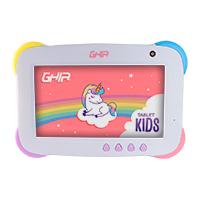 Tablet Ghia 7 Kids,  Modelo A133, Procesador QuadCore, 1GB RAM, 16GB Almacenamiento, 2 Cámaras, WiFi, Bluetooth, 2500mAh, Android 11 Go, Color Violeta