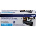 TONER BROTHER CYAN TN336C ALTO RENDIMIENTO 3500 PAGINAS