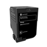 TONER LASER LEXMARK/ COLOR NEGRO / ALTO RENDIMIENTO / NP 74C4HK0 / HASTA 20,000 PAGINAS / 5 DE COBERTURA / PARA MODELOS CS725DE ,CS720DE