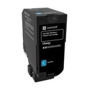 TONER LEXMARK 84C4HC0 CIAN, ALTO RENDIMIENTO 16000 PAGINAS, PARA CX725DHE