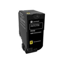TONER LEXMARK 84C4HY0 AMARILLO, ALTO RENDIMIENTO 16000 PAGINAS, PARA CX725DHE