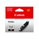 CARTUCHO CANON CLI-151 BK NEGRO,RENDIMIENTO 1,645 PAGINAS,COMPATIBLE: MG5410,MG5510,MG5610,MG6310,MG6410,MG6610,MG7110,MG7510,MX721,MX921,IX6810,IP7210,IP8710