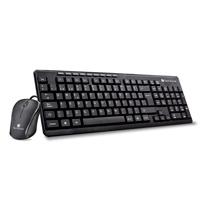 TECLADO/MOUSE TECHZONE TZ19COMB01-LA ALAMBRICO USB ERGONOMICO NEGRO 