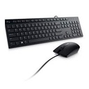 Kit teclado y mouse Dell KM300C, alámbrico de 105 teclas en español, color negro