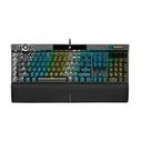 TECLADO CORSAIR K100 RGB/ ÓPTICO-MECÁNICO/ LED RGB RETROILUMINADO /CORSAIR OPX/NEGRO/TECLAS PBT NEGRAS/ (CH-912A01A-NA) 
