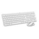 TECLADO/MOUSE LOGITECH MK950 SIGNATURE SLIM INALAMBRICO USB BOLT BLANCO