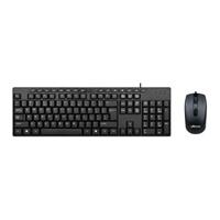 TECLADO/MOUSE TECHZONE TZACCBA01 ALAMBRICO USB NEGRO