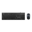 TECLADO/MOUSE TECHZONE TZACCBA01 ALAMBRICO USB NEGRO