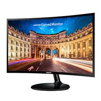 Monitor LED Samsung 24 pulgadas, Widescreen, Full HD, 1920x1080, LC24F390, Negro, D-Sub HDMI Curvo