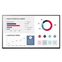 Monitor señalización digital LG, con panel IPS, UHD, de 43 pulgadas, 300 nits de brillo para uso 16/7 con plataforma de señalización webOS 4.0, con altavoz integrado, conectividad 3 HDMI, 2 USB