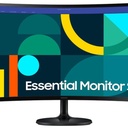 Monitor LED Samsung, 27 pulgadas, Full HD 1920x1080, curvo, S27D360, VA, 4ms, 100Hz, HDMI, VGA, 1800R