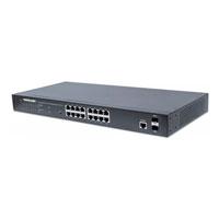 [561341] POE SWITCH,INTELLINET,561341, GB 16 PTOS 19, 30W/PTO, 220W, ADMIN + 2 SFP