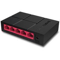 [MS105G] SWITCH | MERCUSYS|  MS105G |5 PUERTOS RJ45 GIGABIT 10/100/1000 MBPS | NO ADMINISTRABLE | PARA ESCRITORIO