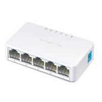 [MS105] SWITCH | MERCUSYS | MS105 | 5 PUERTOS RJ45 10/100 MBPS | NO ADMINISTRABLE | PARA ESCRITORIO
