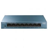 [LS108G] SWITCH | TP-LINK | LS108G | 8 PUERTOS RJ45 GIGABIT |  NO ADMINISTRABLE | CARCASA METALICA | PARA ESCRITORIO O MONTAJE EN PARED