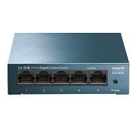 [LS105G] SWITCH | TP-LINK | LS105G | 5 PUERTOS RJ45 GIGABIT 10/100/1000 MBPS |  NO ADMINISTRABLE | CARCASA METALICA | PARA ESCRITORIO O MONTAJE EN PARED