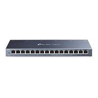 [TL-SG116] SWITCH | TP-LINK | TL-SG116 | 16 PUERTOS RJ45 GIGABIT 10/100/1000 | NO ADMINISTRABLE | CARCASA METALICA | PARA ESCRITORIO O PARED