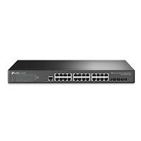 [SG3428X,TL-SG3428X] SWITCH TP-LINK TL-SG3428X 24 PUERTOS RJ45 GIGABIT 10/100/1000 ADMINISTRABLE 4 RANURAS 10G SFP 1 RJ45 CONSOLA Y 1 MICRO-USB CONSOLA L2 JETSTREAM PARA RACK 19 PULGADA
