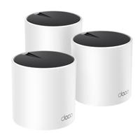 [DECO X55 (3-PACK)] Router, TP-Link, Deco X55 (3-Pack), WiFi 6, AX3000, 5GHz 2402 Mbps 802.11AX, 2.4GHz 574 Mbps 802.11AX, 2x2 MU-MIMO, Cubre hasta 1981 m² (Sustituye a Deco P9 (3-Pack))