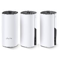 [DECO M4(3-PACK)] ROUTER |TP-LINK | DECO M4(3-PACK) | WIFI MESH | AC1200 | DUAL BAND | COBERTURA ESTIMADA 371 METROS CUADRADOS (DEPENDE DE CONDICIONES AMBIENTALES Y TRAFICO DE CADA USUARIO) | HASTA 100 DISPOSITIVOS