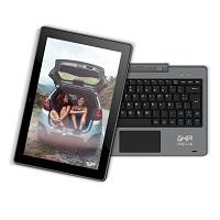 [2DH10CP] GHIA Only Due Pro 2 en 1 Desmontable, Pantalla 10.1" IPS Touch, Procesador Celeron J3355, 3GB RAM, 64GB eMMC, Dual Cam 2.0 MP, WiFi, BT, Windows 10 Pro, Gris