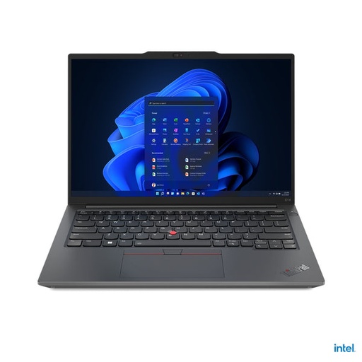 [21JL000ALM] Laptop Lenovo Think E14, Procesador Core i7-1355U 1.7GHz, 16GB RAM (8GB Soldado DDR4-3200 + 8GB SO-DIMM DDR4-3200), 512GB SSD M.2 2242, Pantalla 14" WUXGA, No Retroiluminado, Español, RJ-45, Windows 11 Pro, 3 Años Onsite