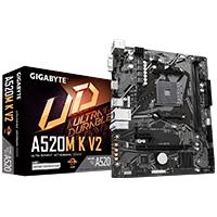[A520M K V2] MB GIGABYTE A520 AMD S-AM4 3A GEN/2XDDR4 3200/HDMI/DVI/VGA/4XUSB 3.2/M.2/MICRO ATX/GAMA BASICA