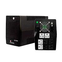 [SBNB1800] Smartbitt No-Break 1800VA / 900W, 8 contactos (4 con respaldo y 4 con supresión), regulación de línea telefónica RJ-11, puerto USB para monitoreo y software
