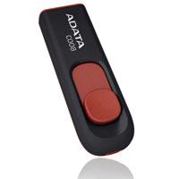 [AC008-32G-RKD] MEMORIA ADATA 32GB USB 2.0 C008 RETRACTIL NEGRO-ROJO (AC008-32G-RKD)