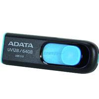 [AUV128-64G-RBE] MEMORIA ADATA 64GB USB 3.2 UV128 RETRACTIL NEGRO-AZUL (AUV128-64G-RBE)