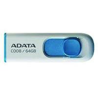 [AC008-64G-RWE] MEMORIA ADATA 64GB USB 2.0 C008 RETRACTIL BLANCO-AZUL (AC008-64G-RWE)