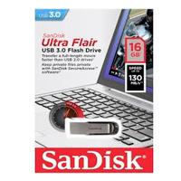 [SDCZ73-016G-G46] MEMORIA SANDISK 16GB USB 3.0 ULTRA FLAIR METALICA PARA MAC Y WINDOWS 130MB/S SDCZ73-016G-G46