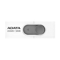 [AUV220-32G-RWHGY] MEMORIA ADATA 32GB USB 2.0 UV220 RETRACTIL BLANCO-GRIS (AUV220-32G-RWHGY)