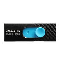 [AUV220-64G-RBKBL] MEMORIA ADATA 64GB USB 2.0 UV220 RETRACTIL NEGRO-AZUL (AUV220-64G-RBKBL)