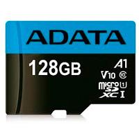 [AUSDX128GUICL10A1-RA1] MEMORIA ADATA MICRO SDXC/SDHC 128GB UHS-I 100MB/25MB CLASE 10 V10 A1 C/ADAPTADOR (AUSDX128GUICL10A1-RA1)
