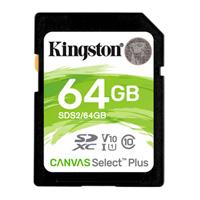 [SDS2/64GB] MEMORIA KINGSTON SDXC CANVAS SELECT PLUS 64GB UHS-I CLASE 10 (SDS2/64GB) 