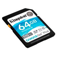 [SDG3/64GB] MEMORIA KINGSTON SDXC CANVAS GO PLUS 64GB UHS-I U3 V30 CLASE 10 (SDG3/64GB)
