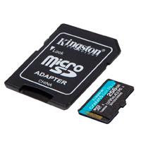 [SDCG3/256GB] MEMORIA KINGSTON MICRO SDXC CANVAS GO! PLUS 256GB UHS-I U3 V30 A2 CLASE 10 C/ADAPTADOR (SDCG3/256GB)