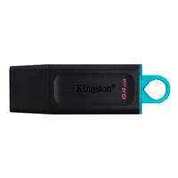[DTX/64GB] MEMORIA KINGSTON 64GB USB 3.2 ALTA VELOCIDAD / DATATRAVELER EXODIA NEGRO (DTX/64G)