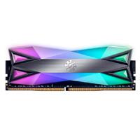 [AX4U32008G16A-ST60] Memoria Adata UDIMM DDR4 8GB, PC4-25600, 3200MHz CL16, 1.5V, XPG Spectrix D60G RGB Gris con Disipador, PC/Gamer/Alto Rendimiento (AX4U32008G16A-ST60)