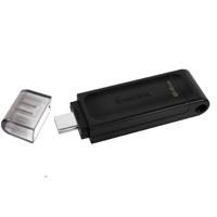 [DT70/64GB] MEMORIA KINGSTON 64GB USB-C 3.2 GEN 1 ALTA VELOCIDAD / DATATRAVELER 70 NEGRO (DT70/64GB)