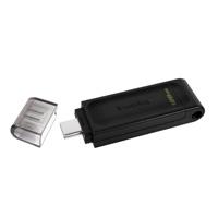 [DT70/128GB] MEMORIA KINGSTON 128GB USB-C 3.2 GEN 1 ALTA VELOCIDAD / DATATRAVELER 70 NEGRO (DT70/128GB)