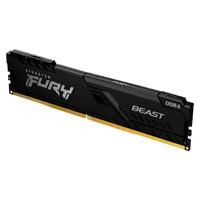 [KF426C16BB/8] MEMORIA KINGSTON UDIMM DDR4 8GB 2666MHZ FURY BEAST CL16 288PIN 1.2V C/DISIPADOR DE CALOR P/PC/GAMER/ALTO RENDIMIENTO KF426C16BB/8