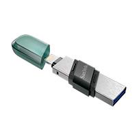 [SDIX90N-128G-GN6NE] MEMORIA SANDISK 128GB IXPAND FLASH DRIVE FLIP PARA IPHONE/IPAD LIGHTNING/USB 3.1 METLICA CON TAPA DE PLSTICO SDIX90N-128G-GN6NE